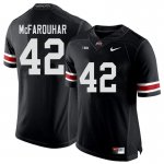 Men's Ohio State Buckeyes #42 Lloyd McFarquhar Black Nike NCAA College Football Jersey Sport RLZ0444DW